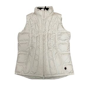 Woolrich Women's White Quilted Vest